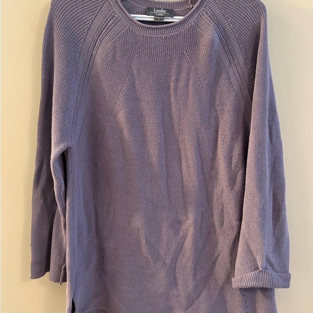 Bobeau Lavender Knit Top